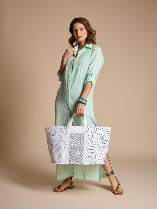 Bolsa Lopes Mendes Branca Estampada